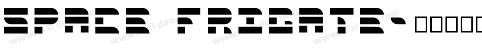 Space Frigate字体转换